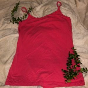 Women’s Coral Spaghetti Strap Tank Top